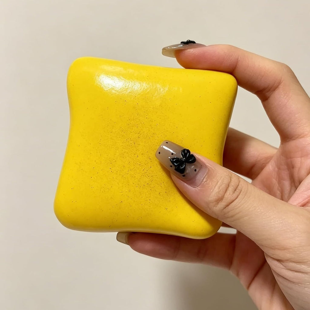 Bread Butter Squishy Slow Rising Squeeze Toy, Stress Relief Fidget Toy for Anxiety, Realistic Bread Toy for Desk Decor, Funny Prank Gift, Sensory Toy