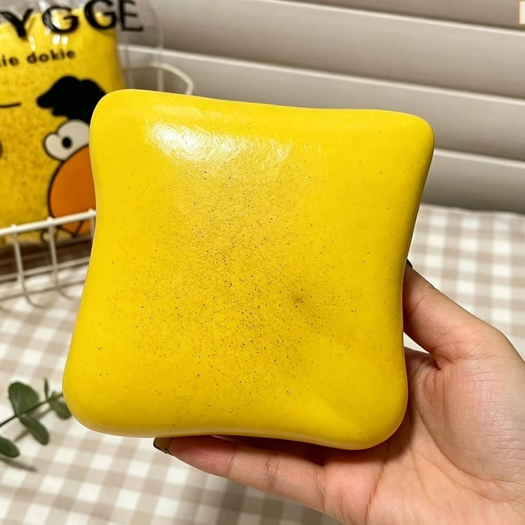 Bread Butter Squishy Slow Rising Squeeze Toy, Stress Relief Fidget Toy for Anxiety, Realistic Bread Toy for Desk Decor, Funny Prank Gift, Sensory Toy