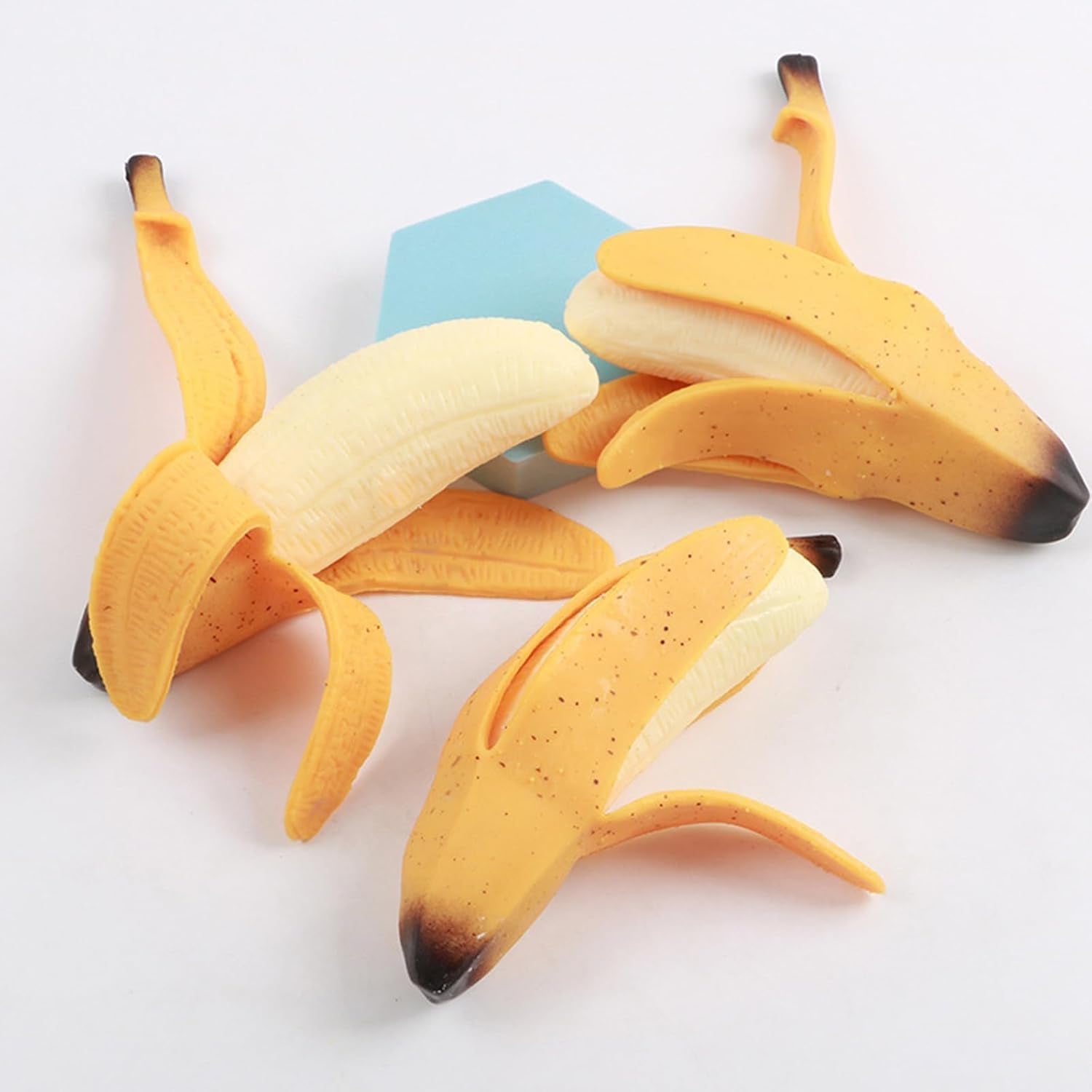 3-Pack Peeling Banana Squishy Toys – Stress Relief Party Favors