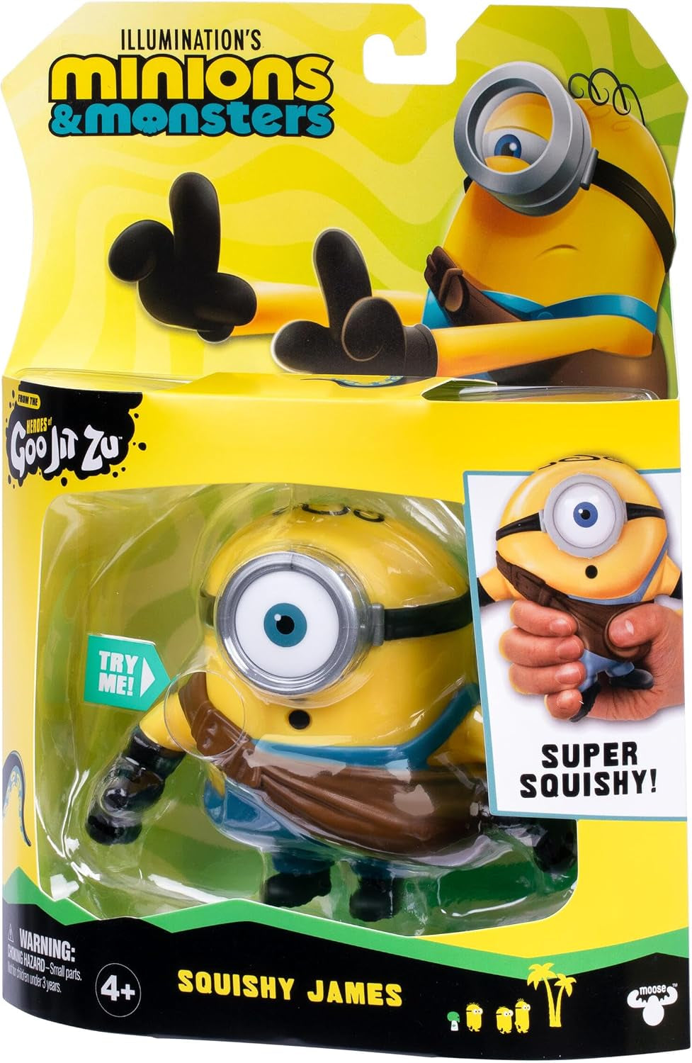 Heroes of Goo Jit Zu Squishy James Action Figure – Monsters  Goomi -  Illumination'S