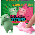 Kawaii Squishy Cat Set – Cute Christmas Stocking Stuffers