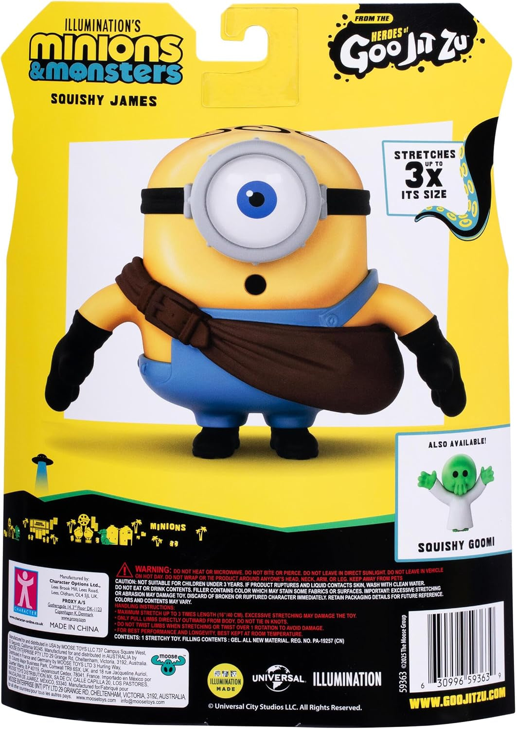 Heroes of Goo Jit Zu Squishy James Action Figure – Monsters  Goomi -  Illumination'S